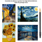 Tableau à gratter - Van Gogh