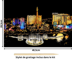 Tableau à gratter-Villes et Pays