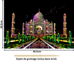 Tableau à gratter-Villes et Pays