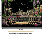 Tableau à gratter-Villes et Pays